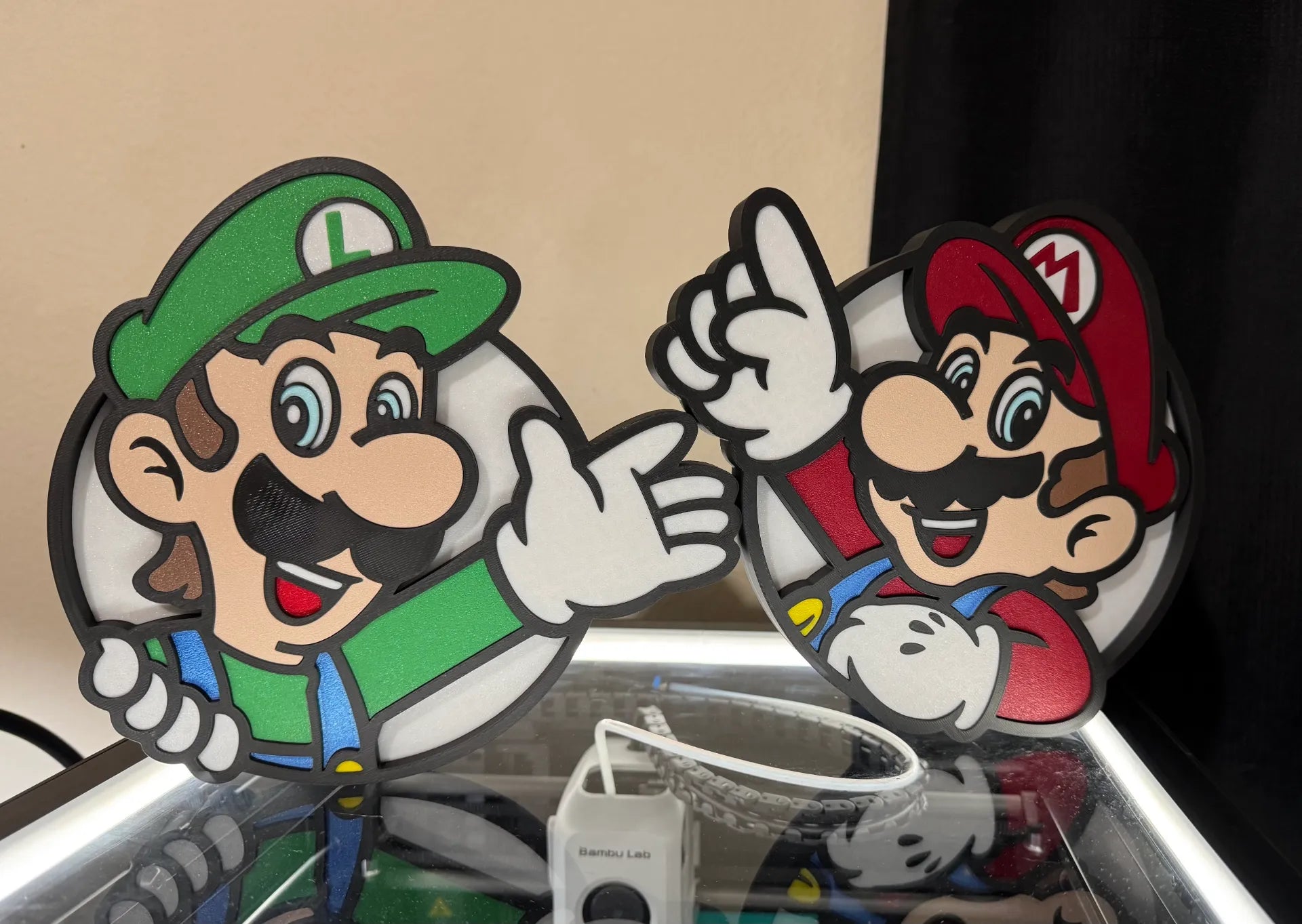 Luigi Wall Art - Gaming Room Decoration
