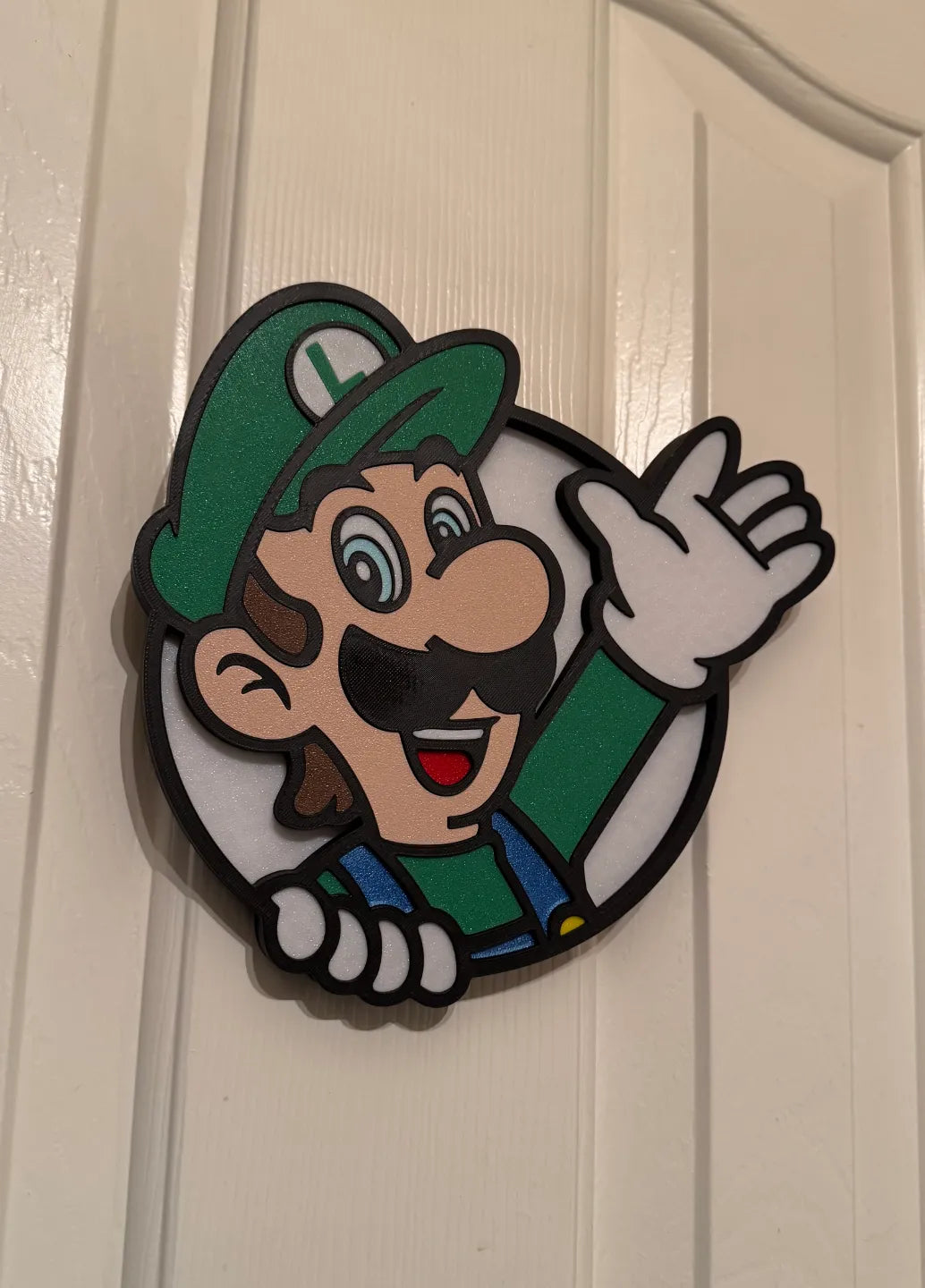 Luigi Wall Art - Super Mario Inspired Decor