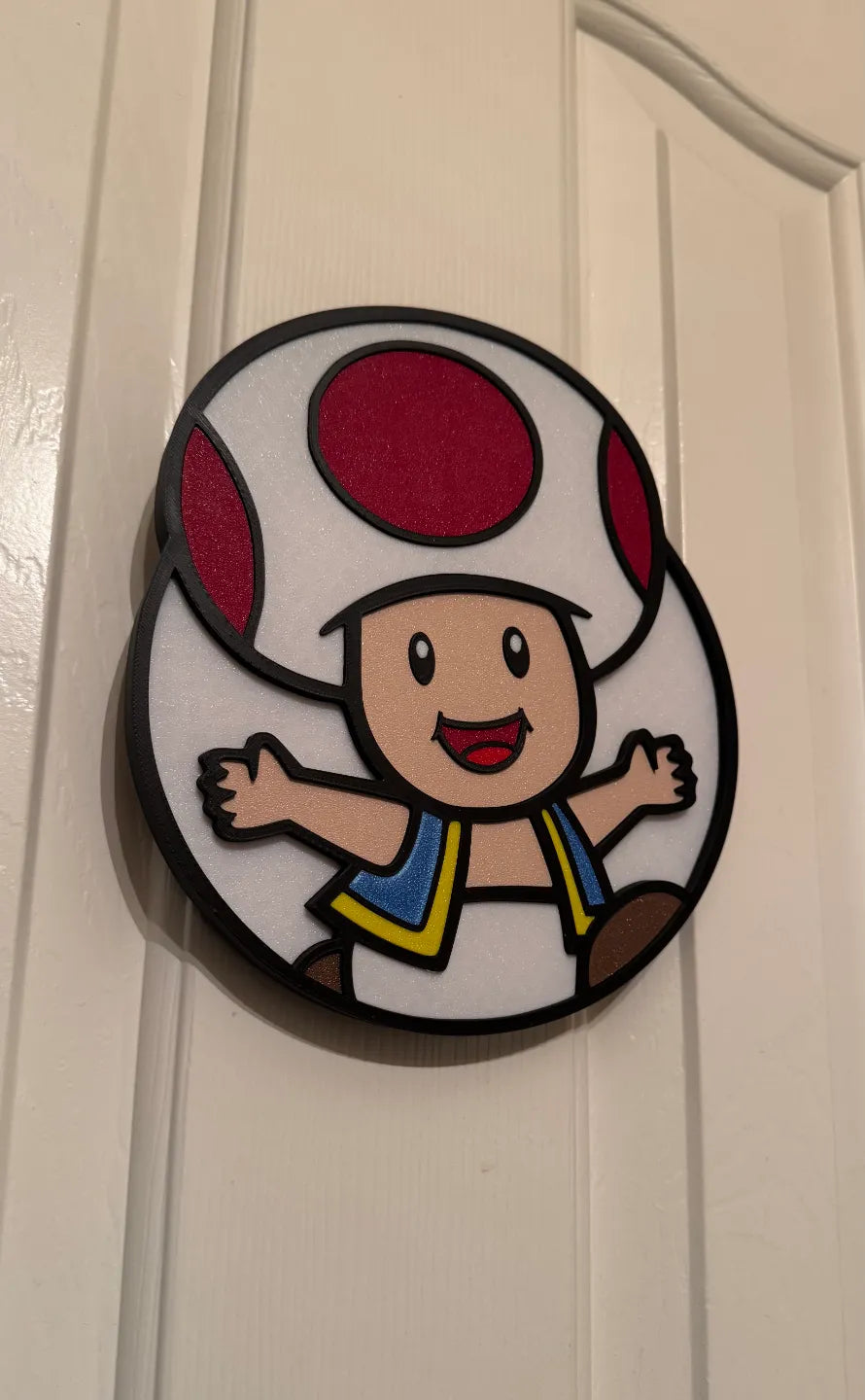 Toad Wall Art - Super Mario Inspired Decor