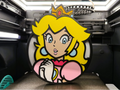 Princess Peach Wall Art - 3D Printed Wall Decor