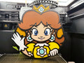 Princess Daisy Wall Art - 3D Printed Wall Decor