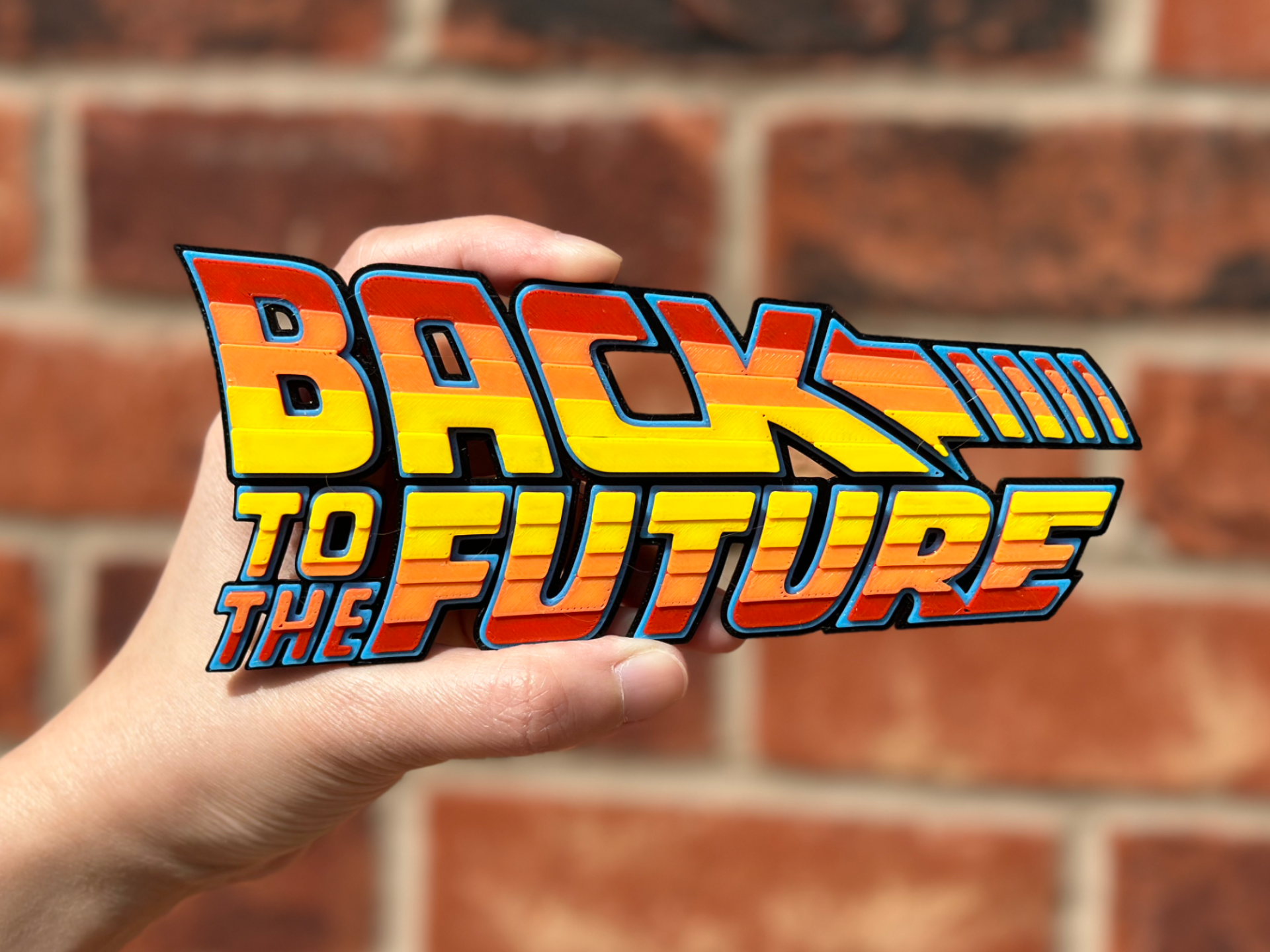 Back to the Future Logo Wall Art image 1
