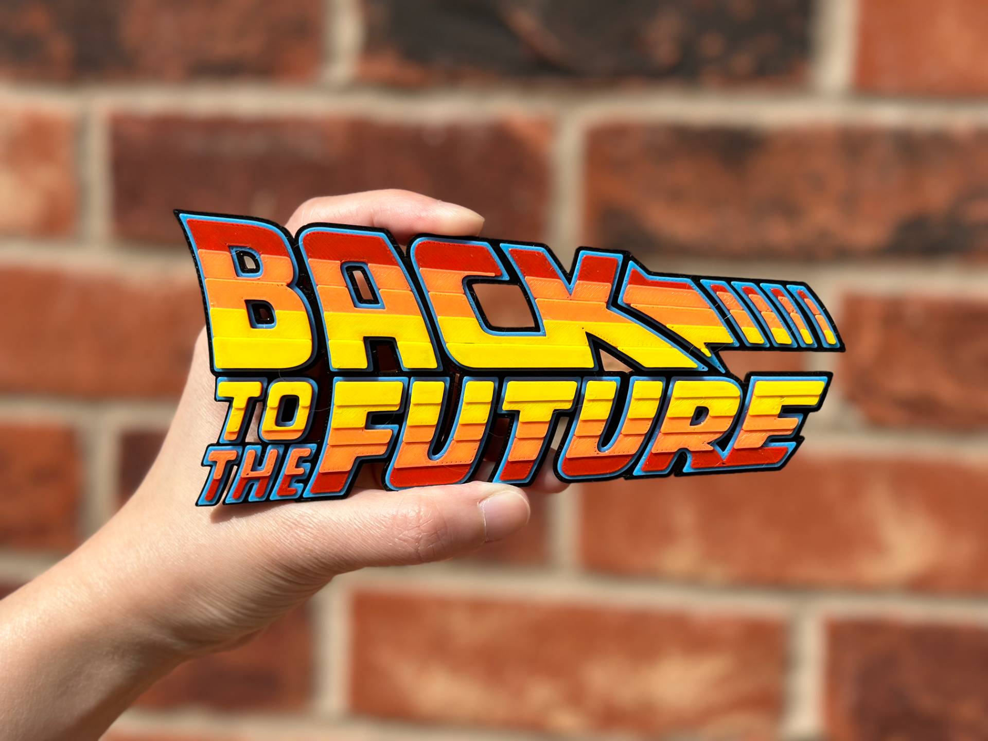 Back to the Future Logo Wall Art image 2