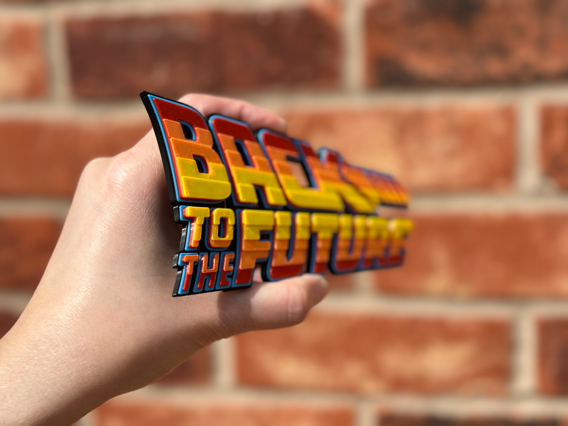 Back to the Future Logo Wall Art image 3