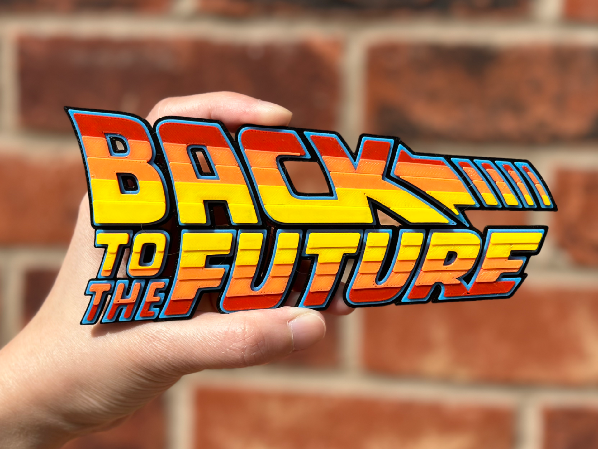 Back to the Future Logo Wall Art image 5