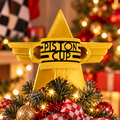 Cars Piston Cup Christmas Tree Topper on Christmas tree