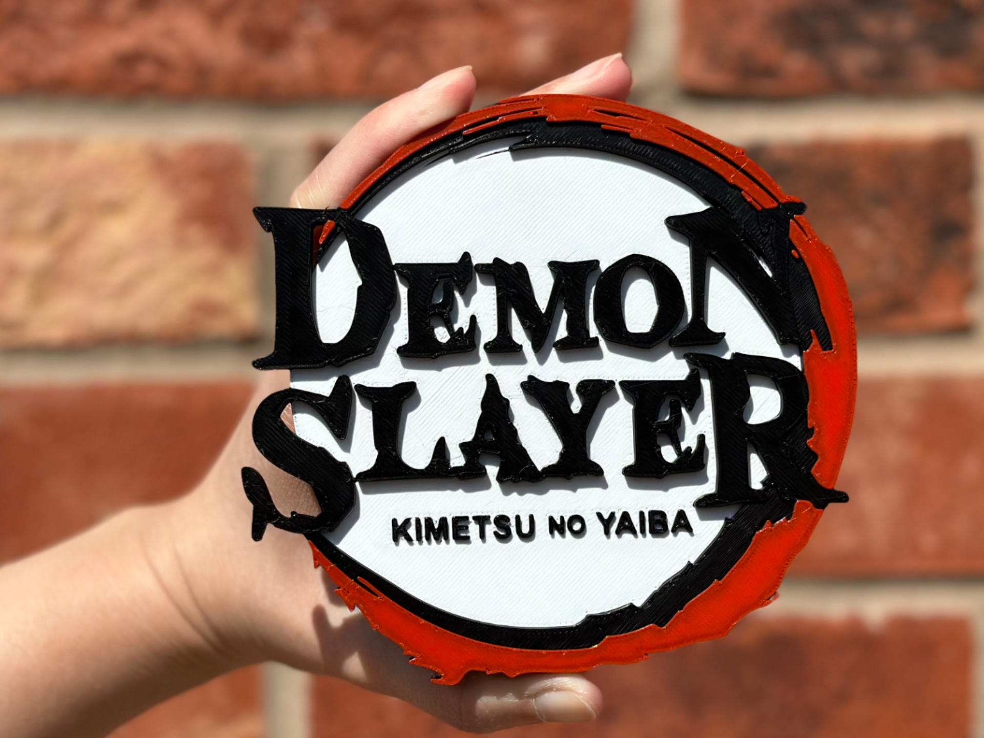 Demon Slayer English Version Logo Wall Art image 1
