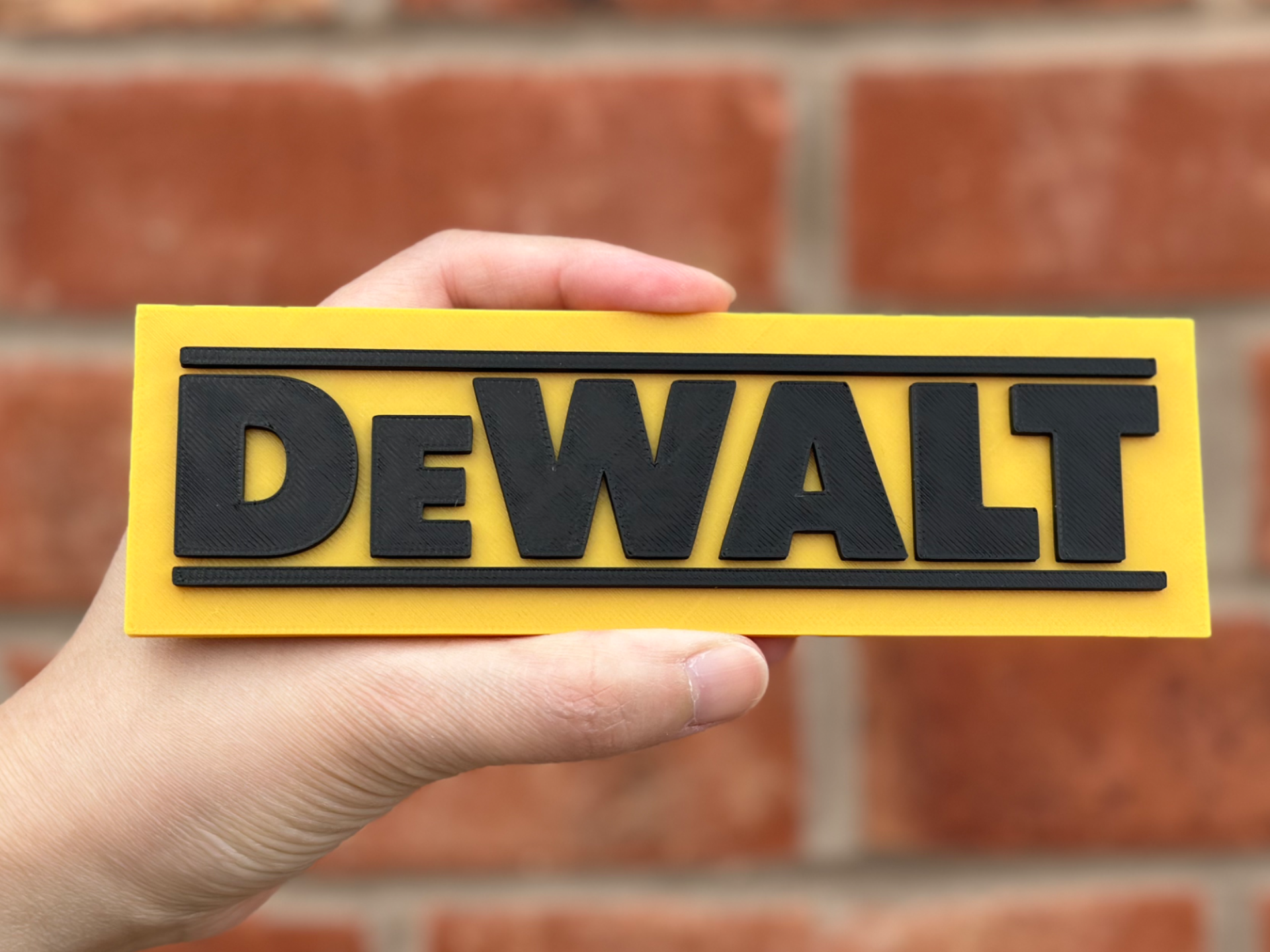 Dewalt Logo Wall Art image 1