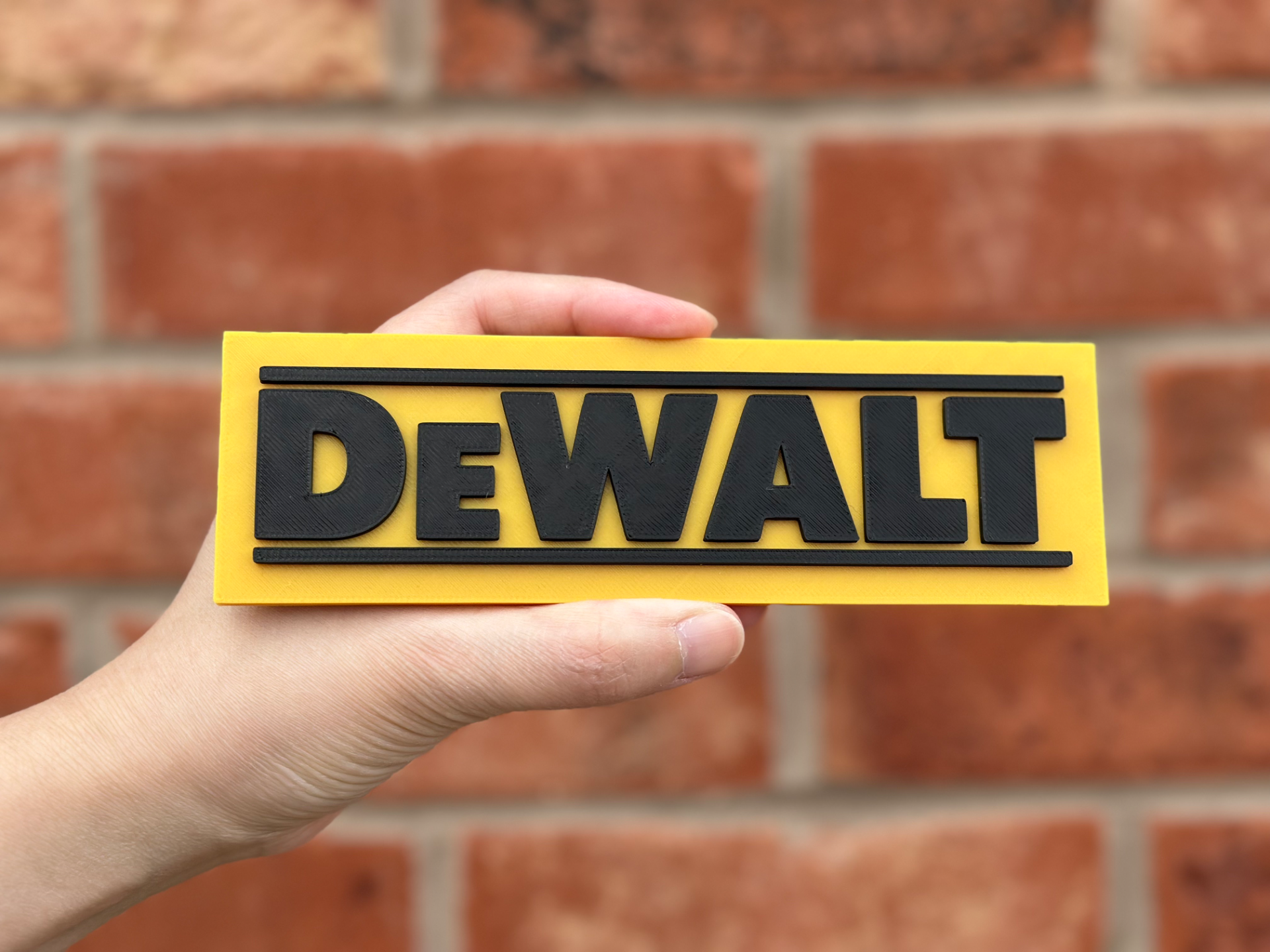 Dewalt Logo Wall Art image 2