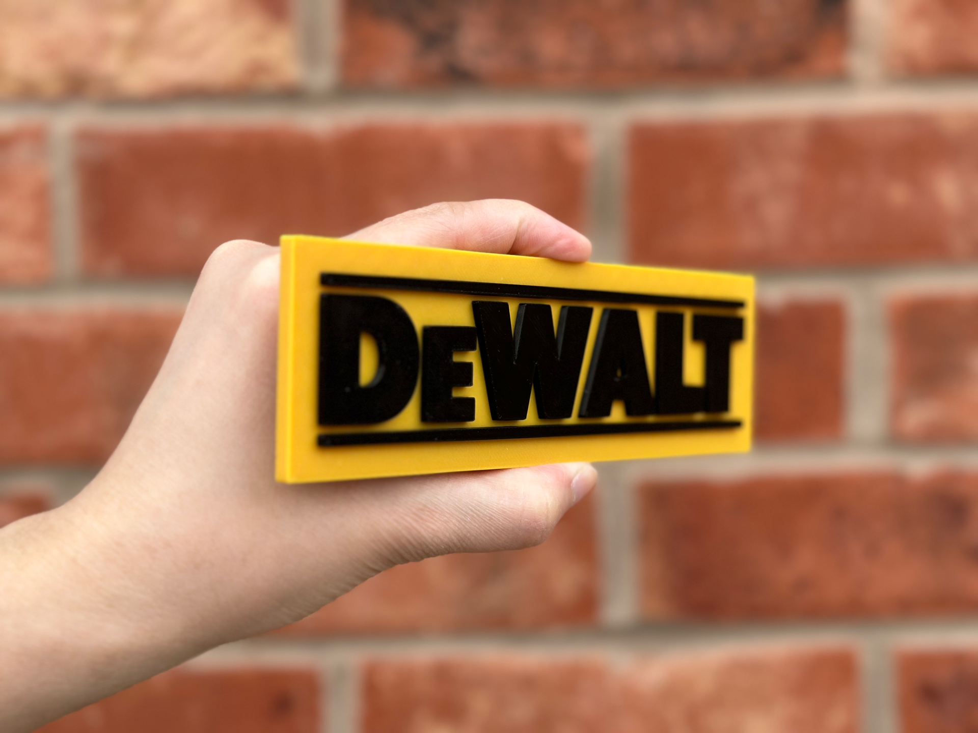 Dewalt Logo Wall Art image 3