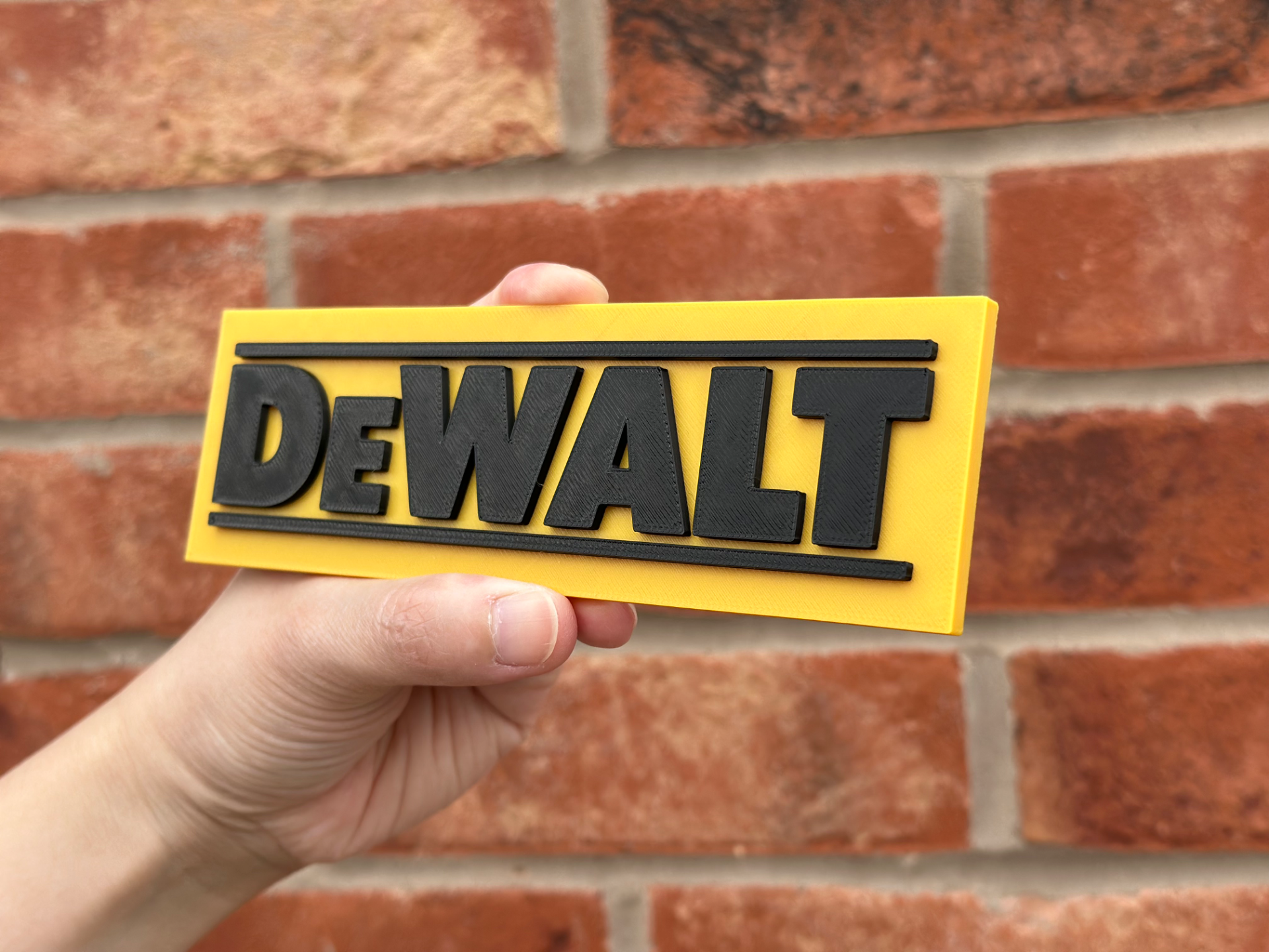 Dewalt Logo Wall Art image 4