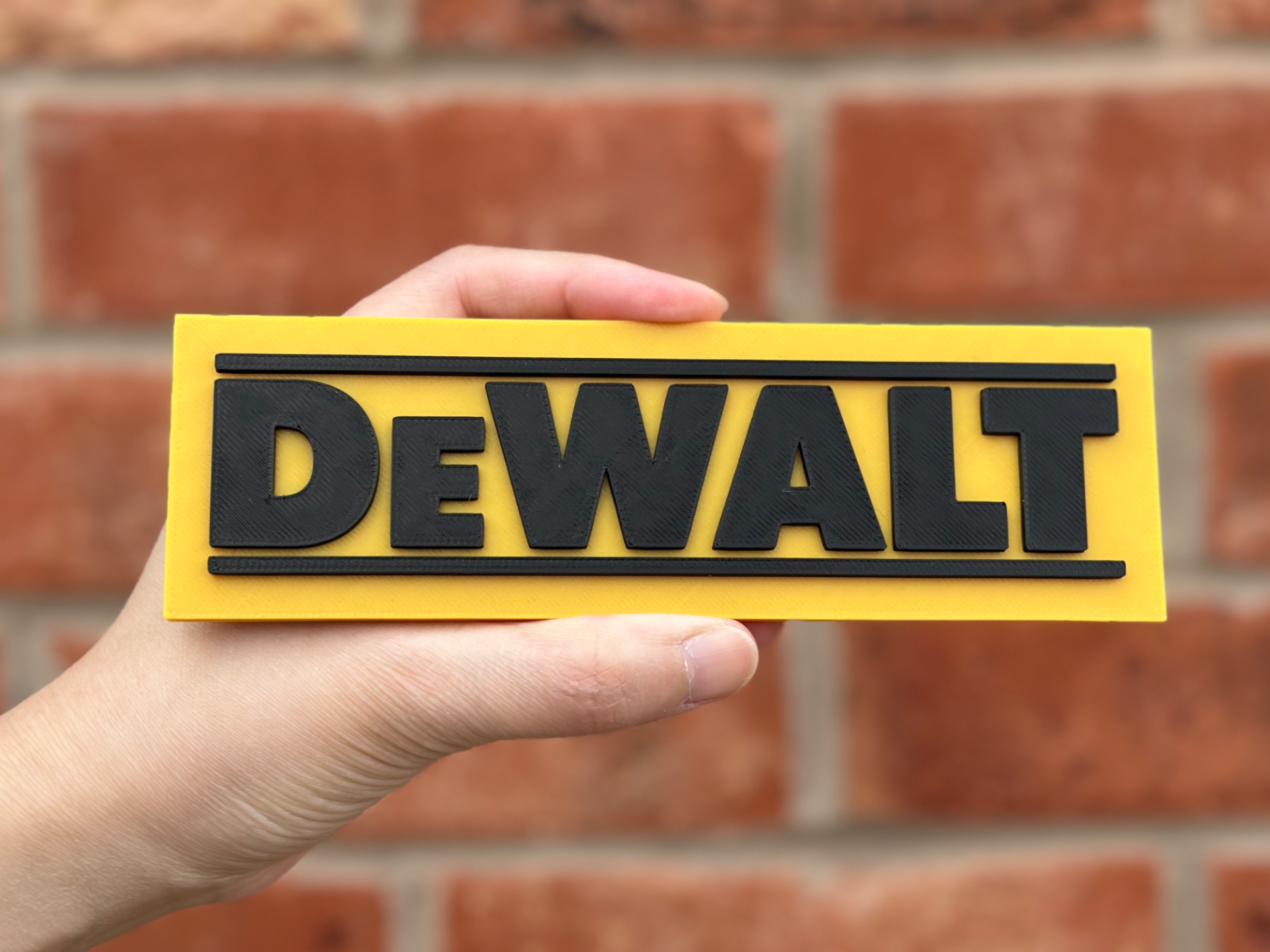 Dewalt Logo Wall Art image 5