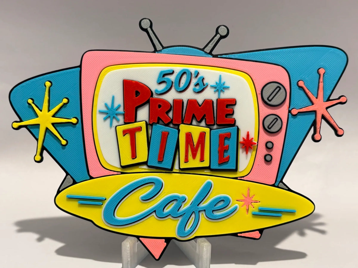 Disney 50s Prime Time Cafe Inspired Sign