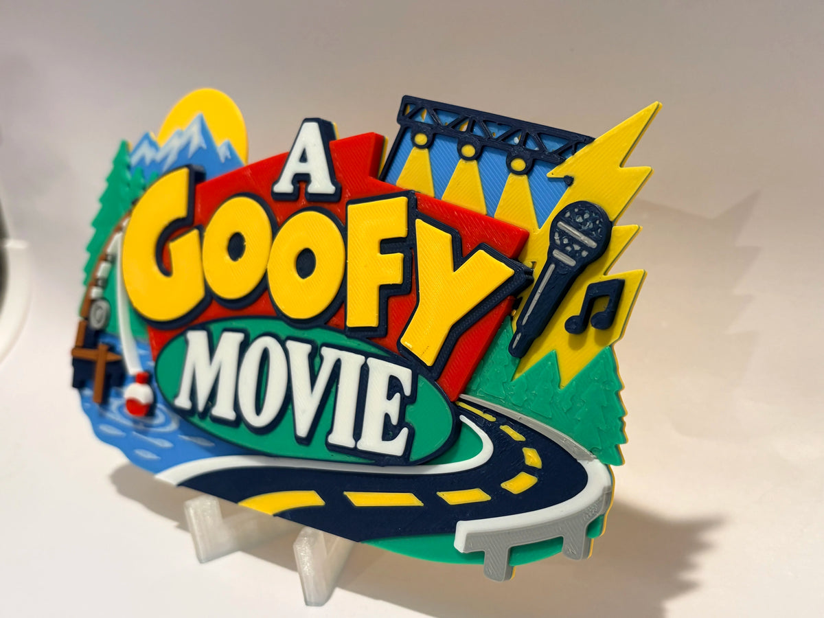 Disney A Goofy Movie Inspired Sign detail view