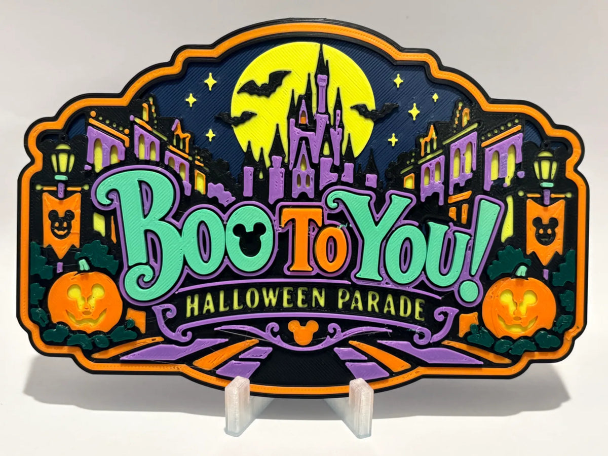 Disney Boo to You Parade Inspired Sign