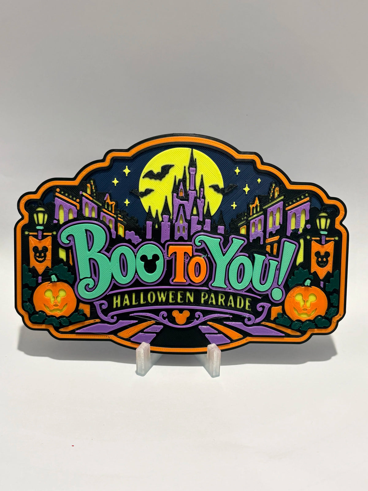 Disney Boo to You Parade Inspired Sign alternate view
