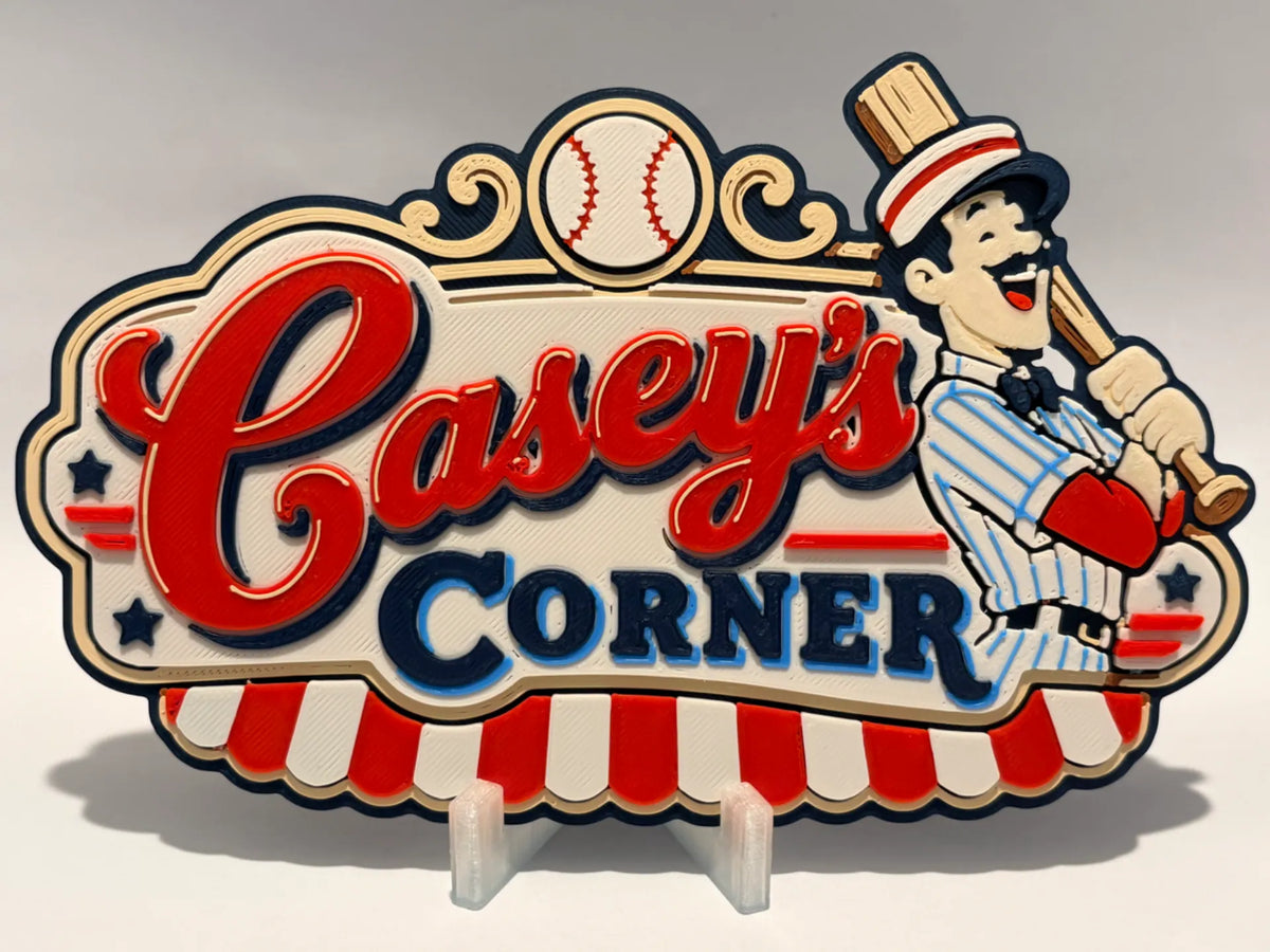 Disney Casey's Corner Inspired Sign