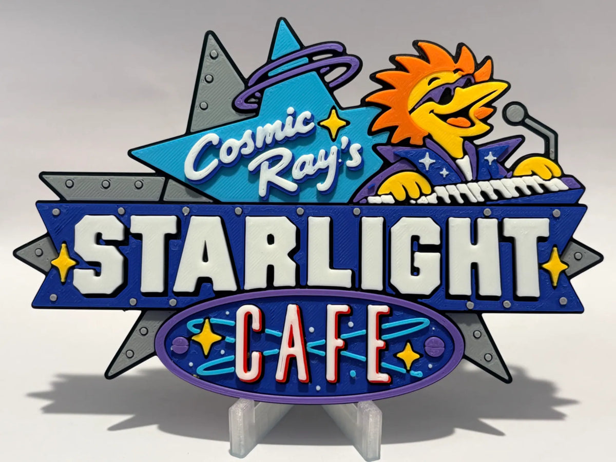 Disney Cosmic Rays Starlight Cafe Inspired Sign