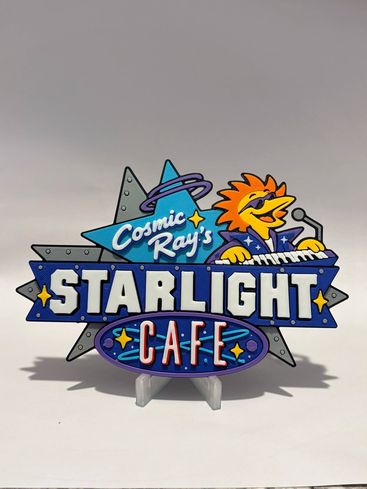 Disney Cosmic Rays Starlight Cafe Inspired Sign alternate view
