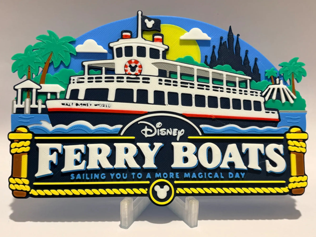 Disney Ferry Boats Inspired Sign