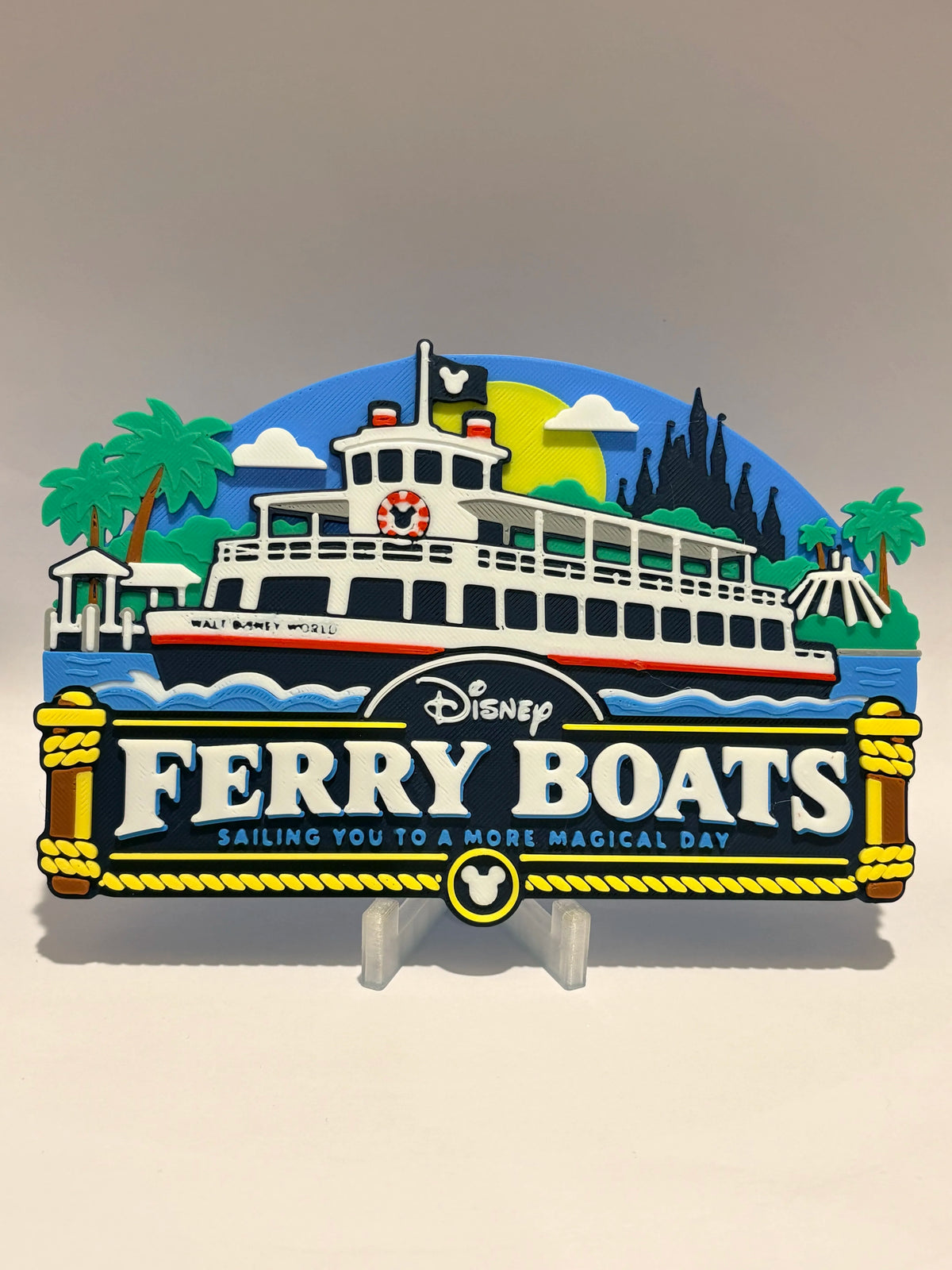 Disney Ferry Boats Inspired Sign alternate view