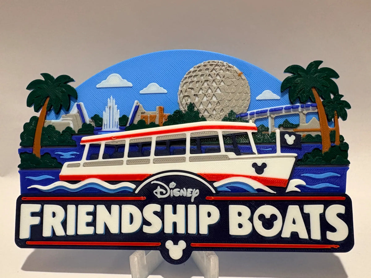 Disney Friendship Boats Inspired Sign