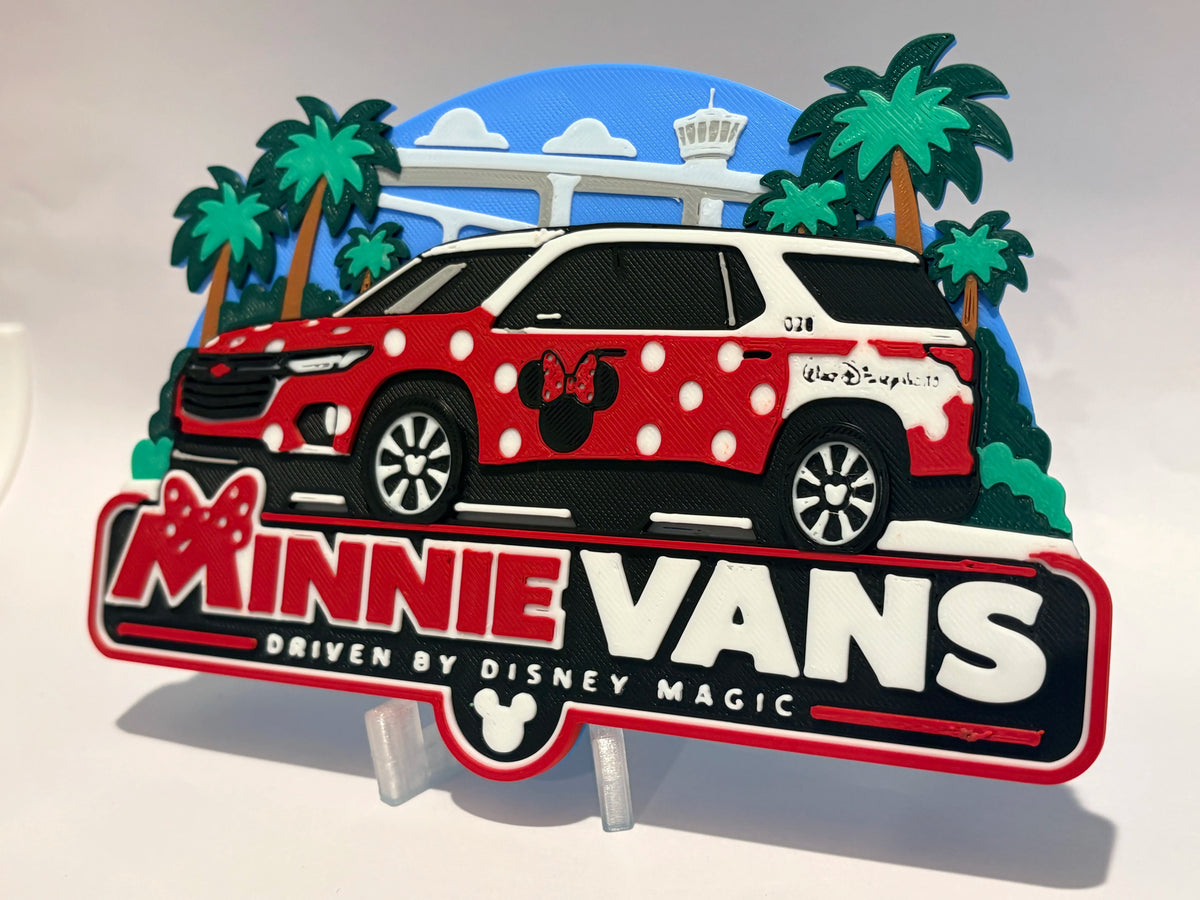 Disney Minnie Vans Inspired Sign detail view