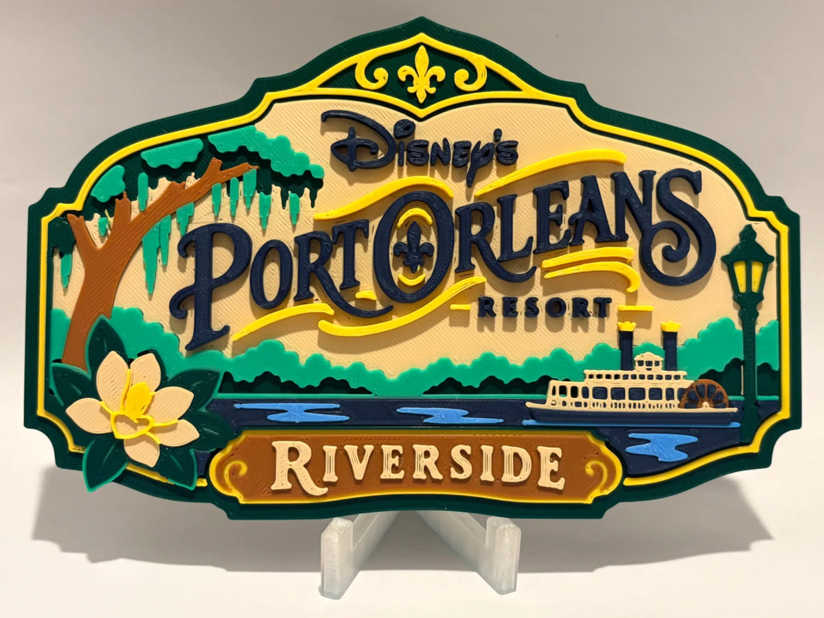 Disney Port Orleans Riverside Inspired Sign