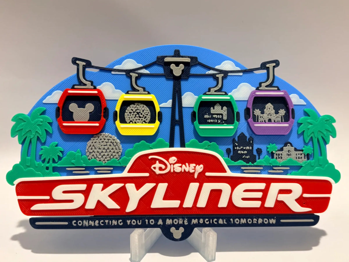 Disney Skyliner Inspired Sign