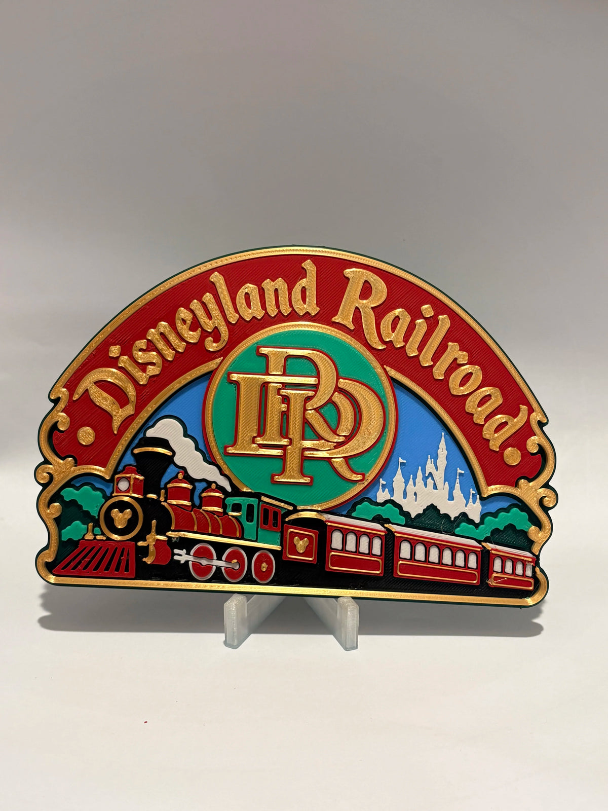 Disneyland Railroad Inspired Sign alternate view