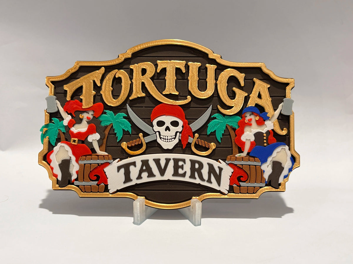 Disney's Tortuga Tavern Inspired Sign product view