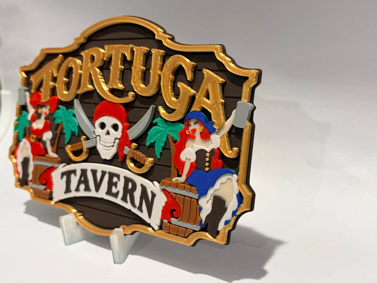 Disney's Tortuga Tavern Inspired Sign alternate view