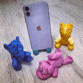 Flexible animal mobile phone stand