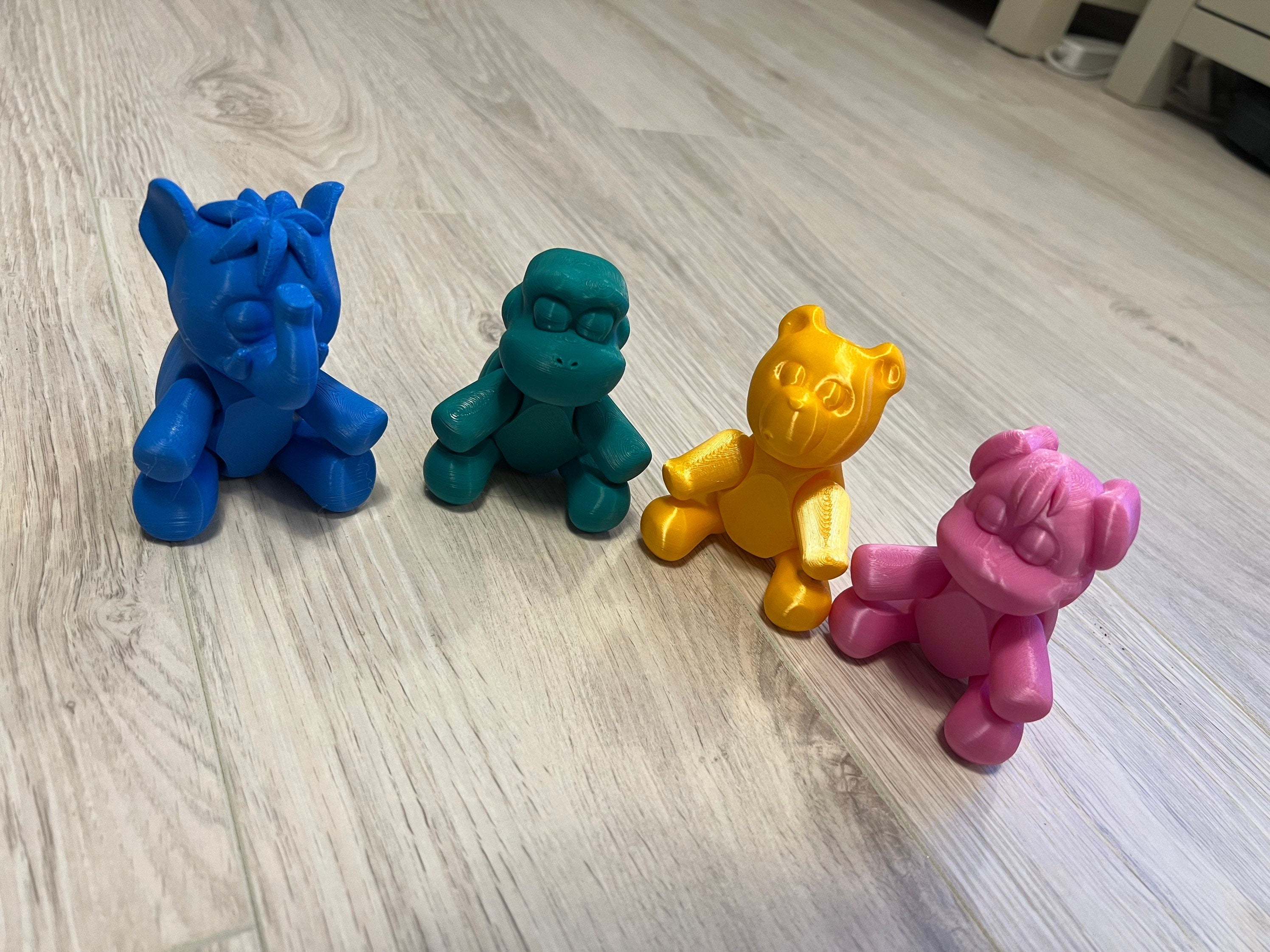 Flexible animal mobile phone stand