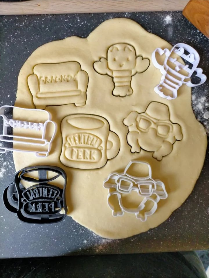 Friends Cookie Cutters | Press | Fondant | Playdoh | Set