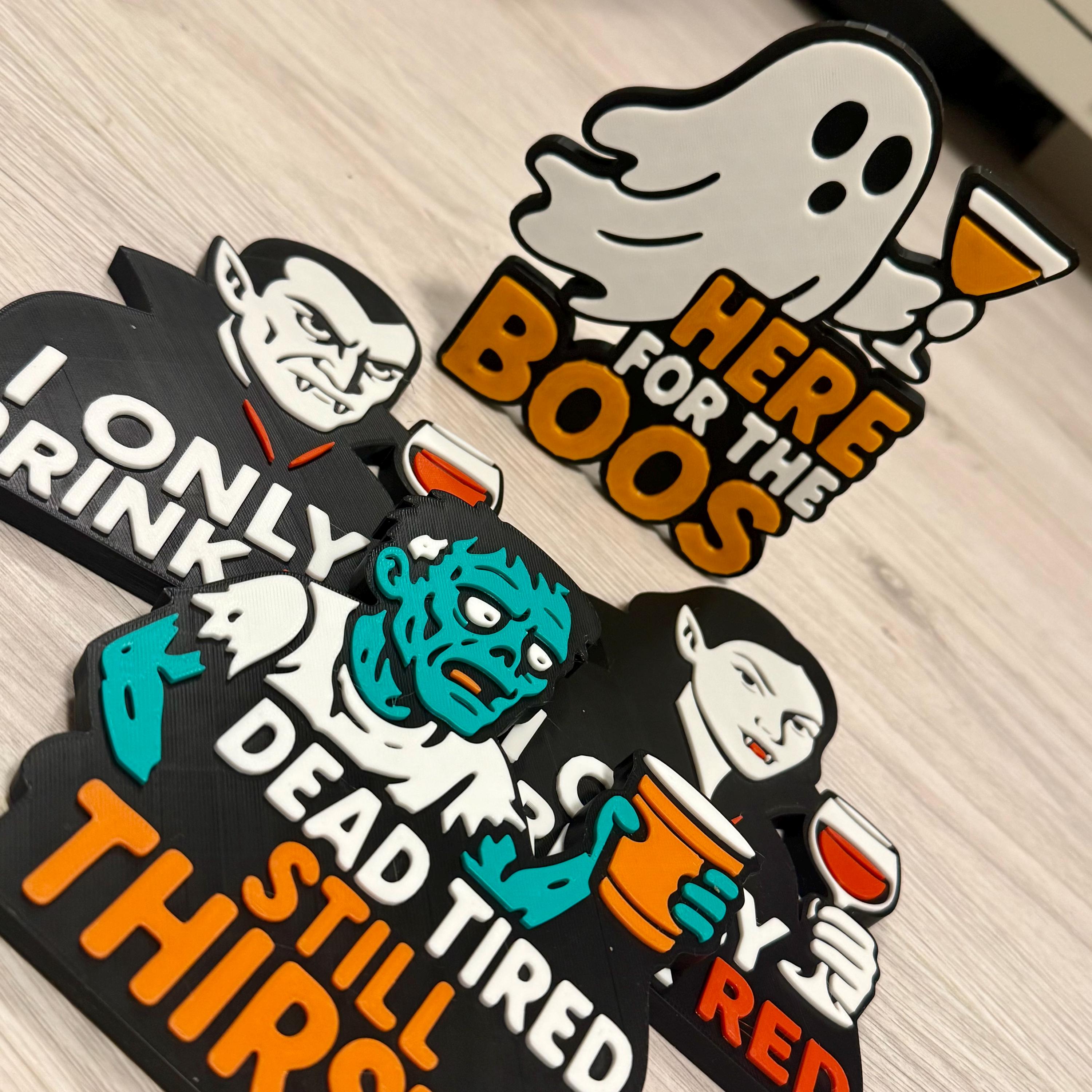 Funny Halloween Party Signs