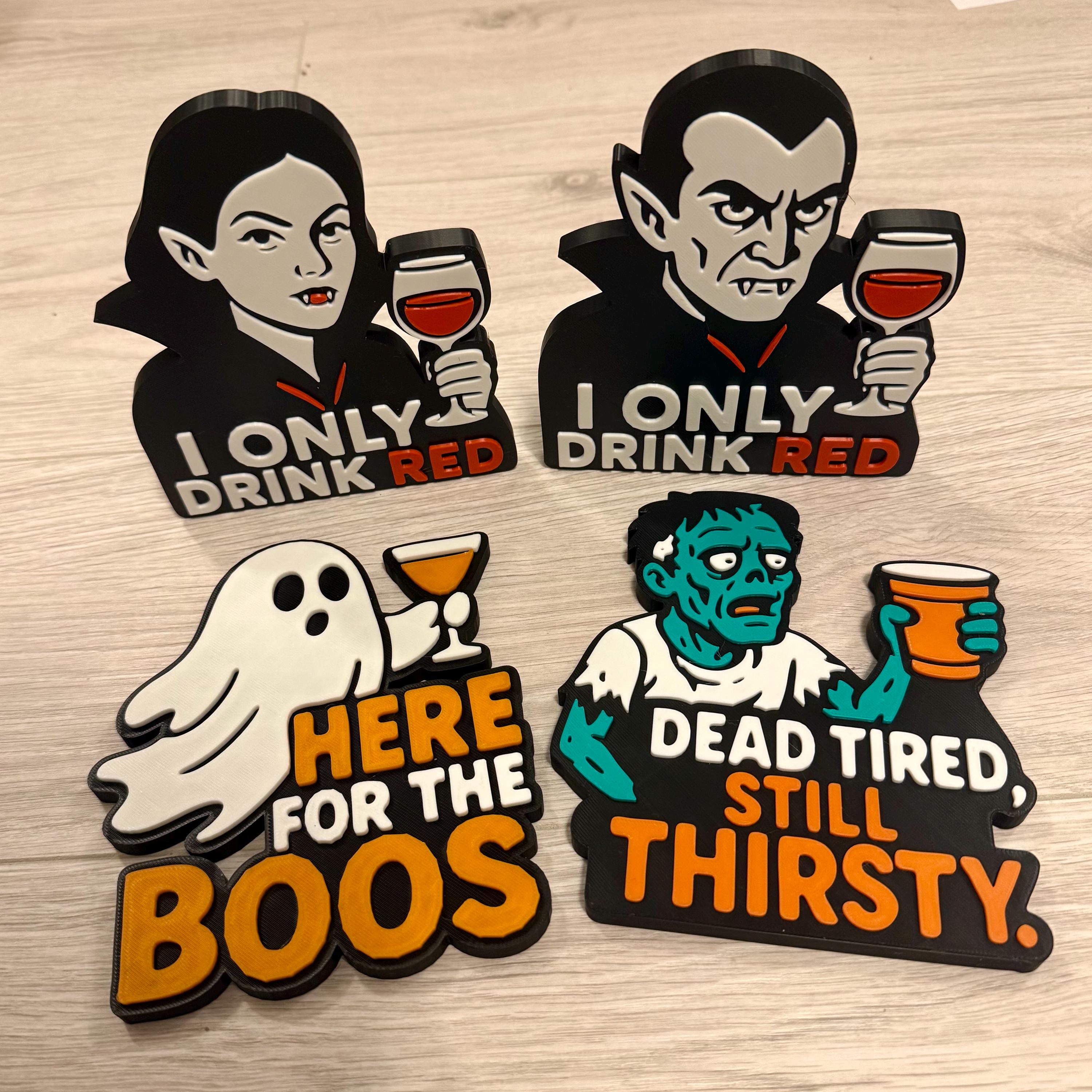 Funny Halloween Party Signs