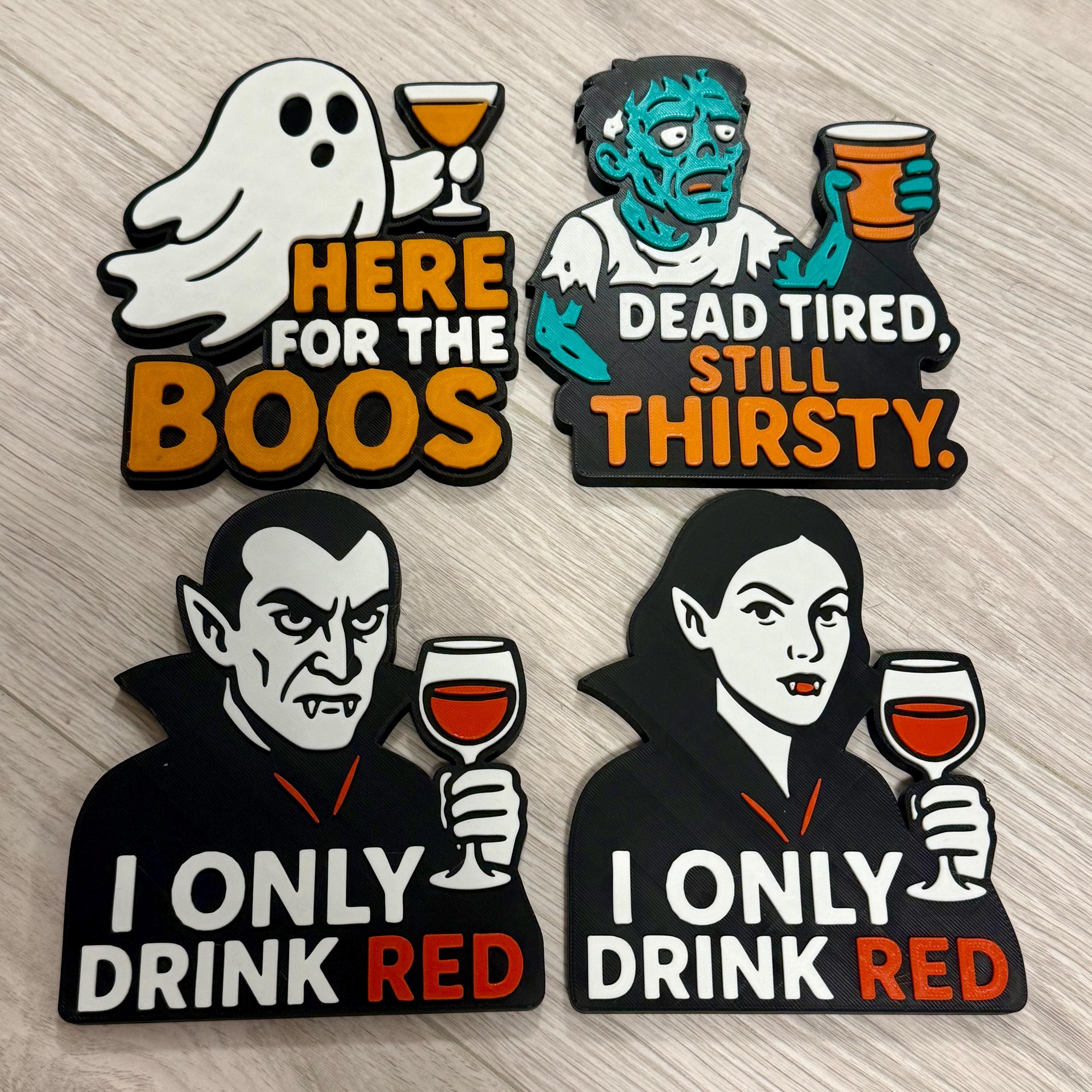 Funny Halloween Party Signs