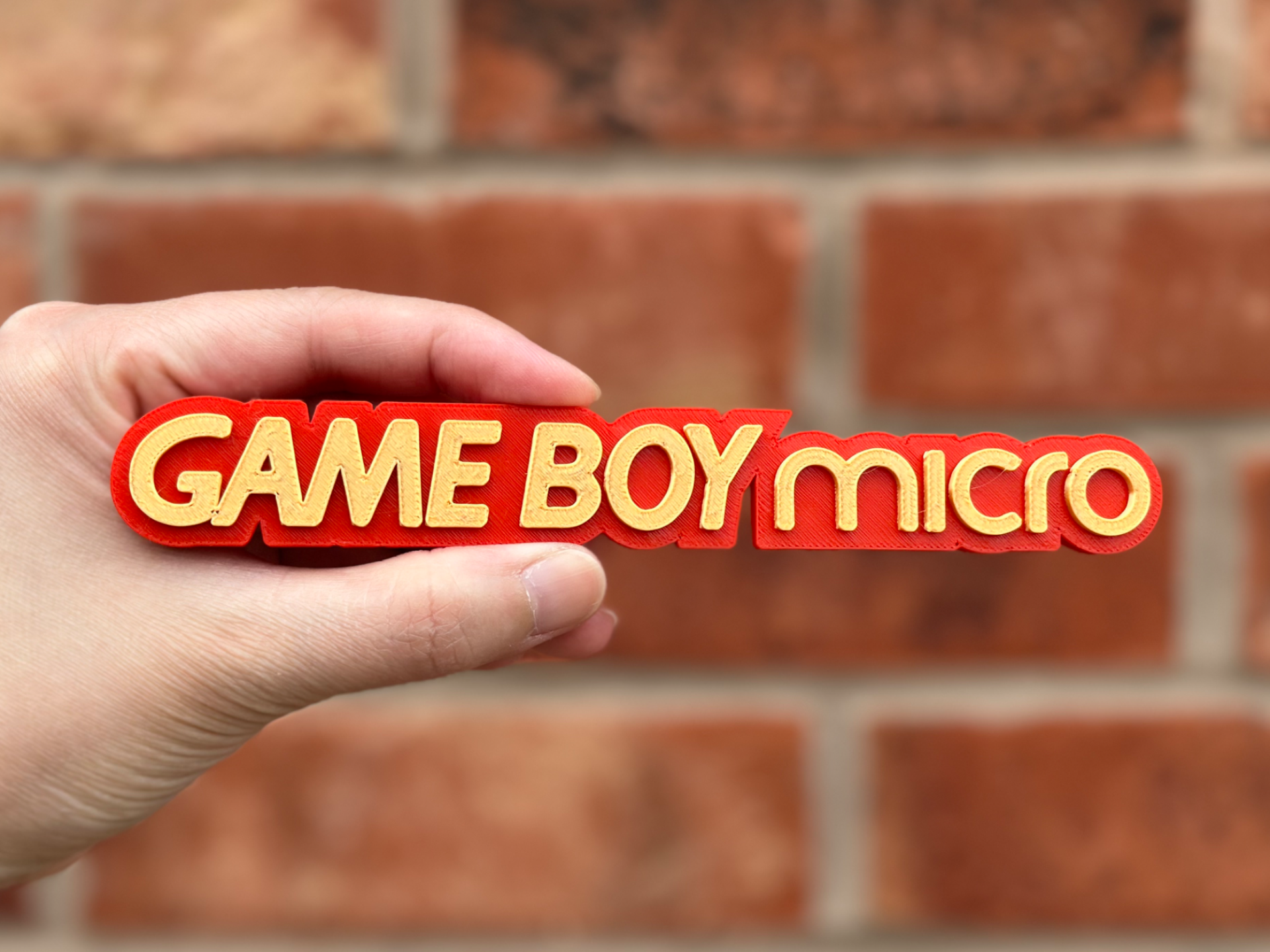 Gameboy Micro Logo Wall Art image 1