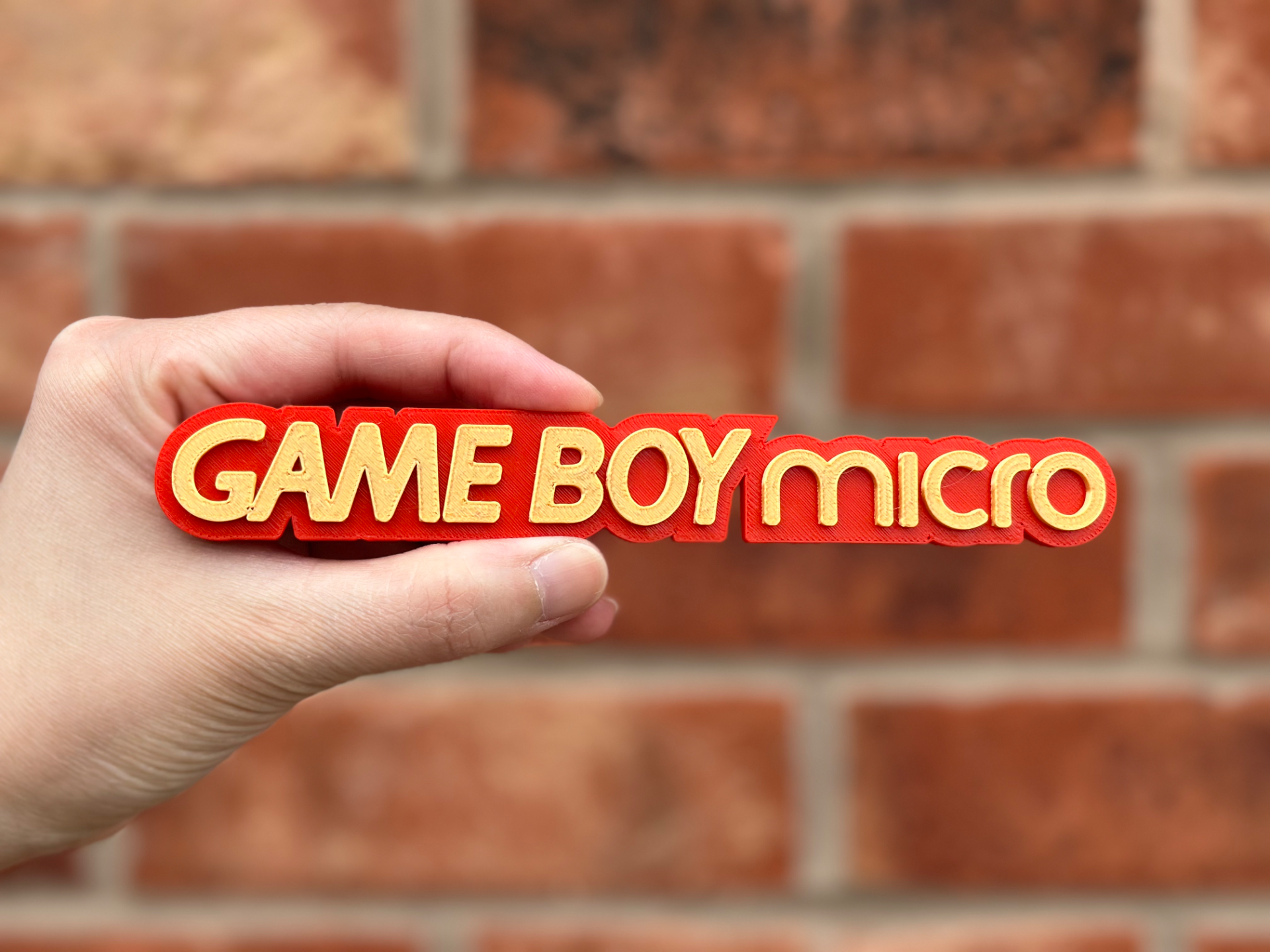 Gameboy Micro Logo Wall Art image 2