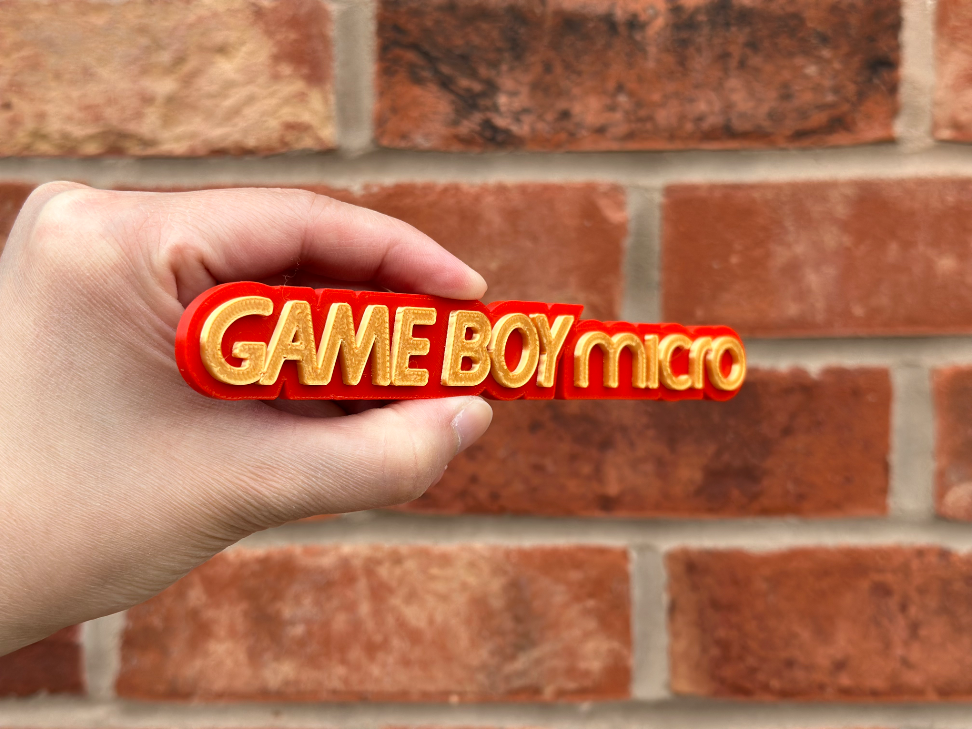 Gameboy Micro Logo Wall Art image 3