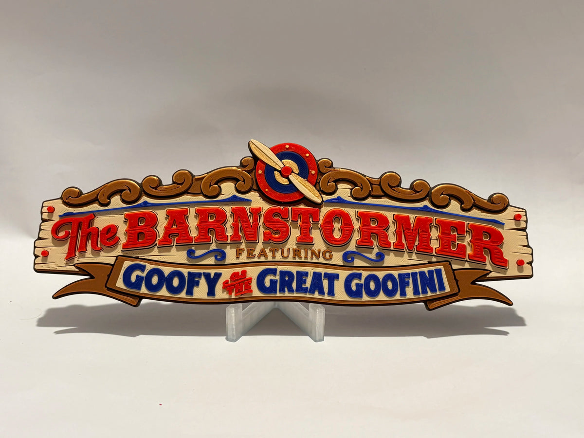 Goofy's Barnstormer Inspired Sign alternate view