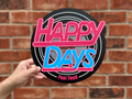 Happy Day Fast Food Logo Wall Art image 1