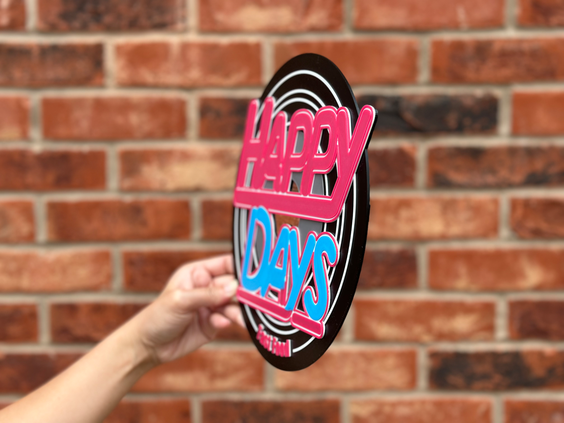 Happy Day Fast Food Logo Wall Art image 4