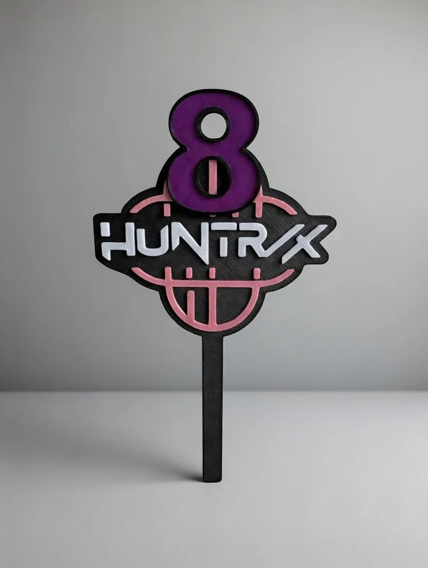 Huntrix birthday cake topper alternate version second view