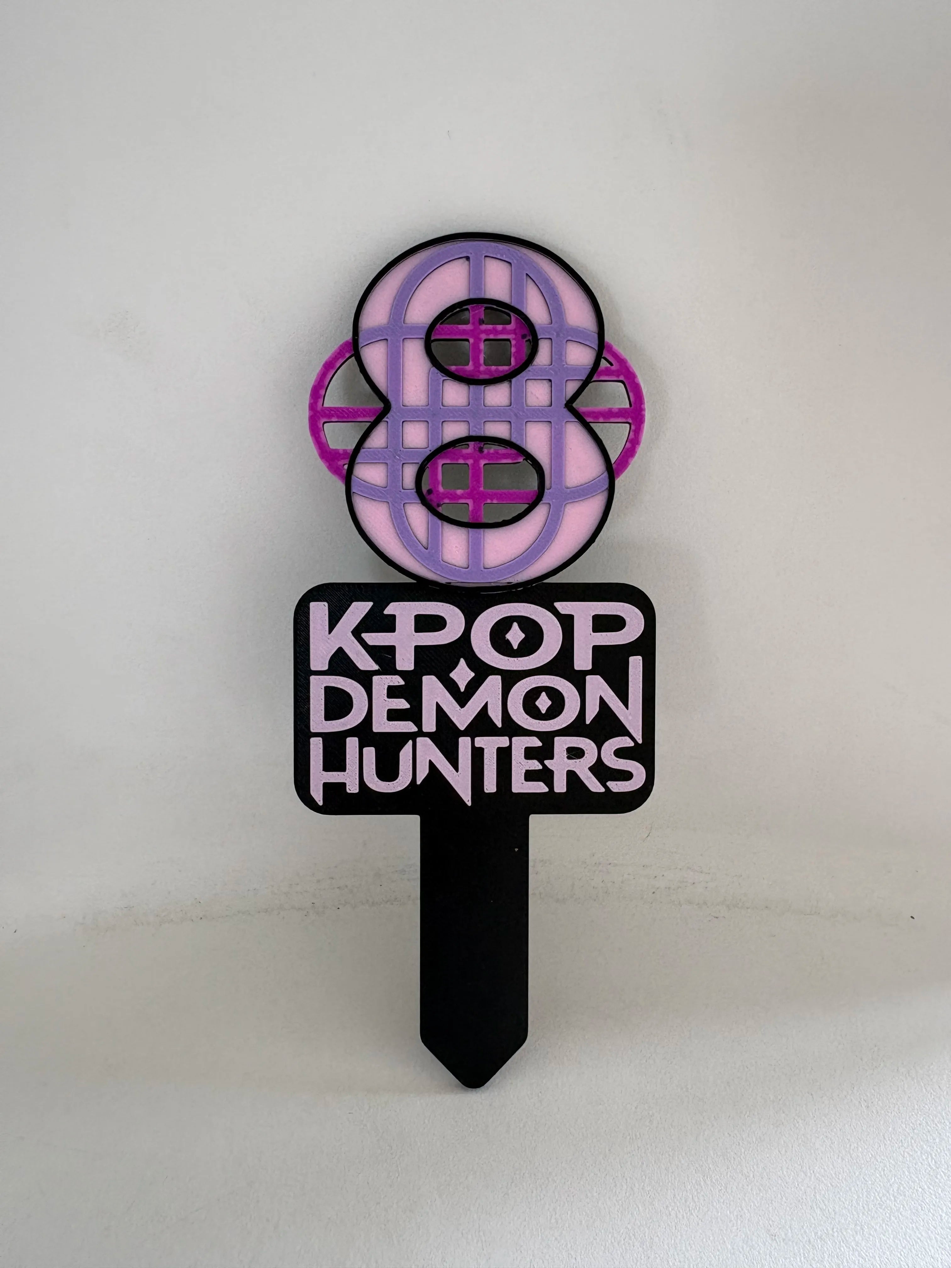 Huntrix birthday cake topper printed example