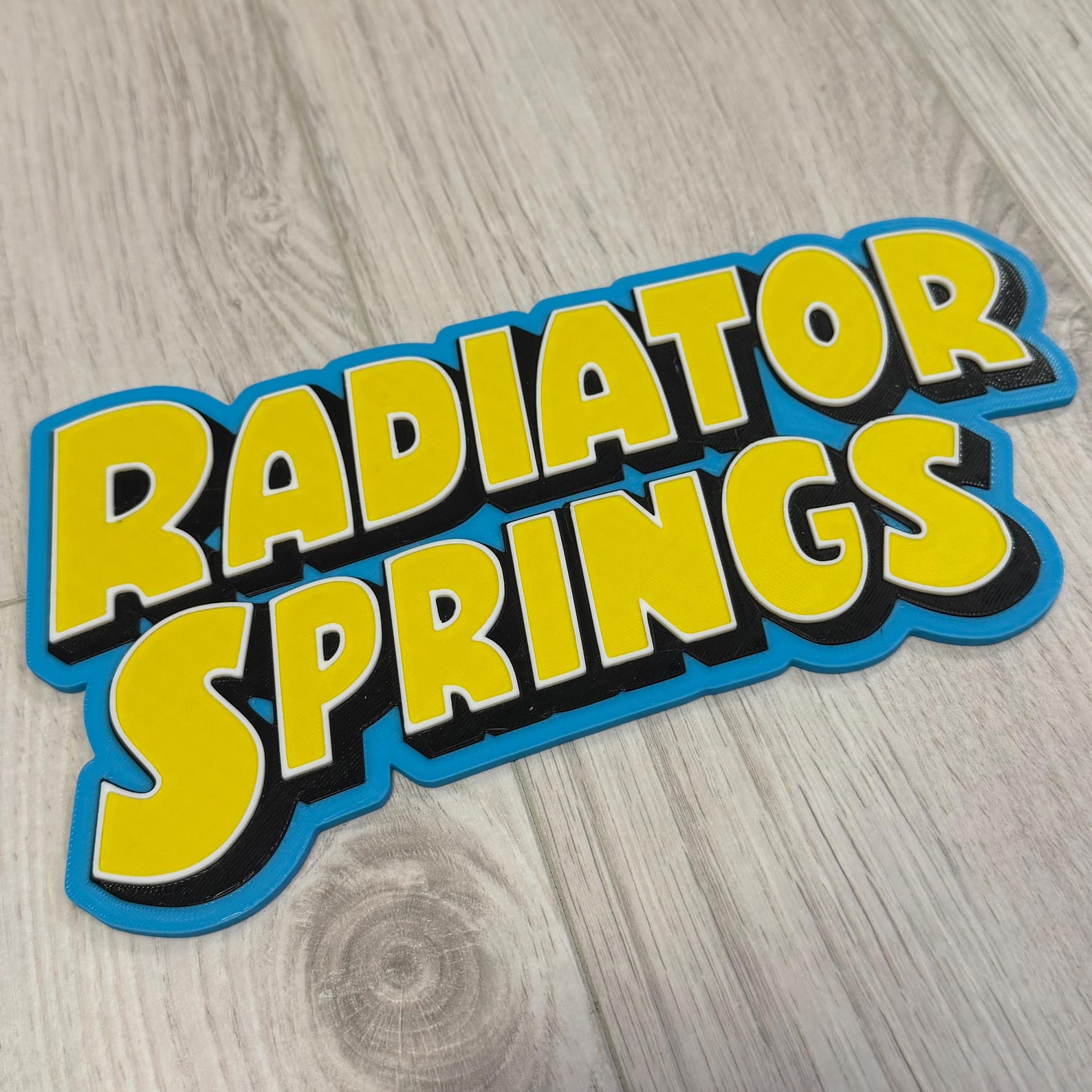Radiator Springs Cars Disneyland | Disney World Inspired Disney/Pixar Sign!