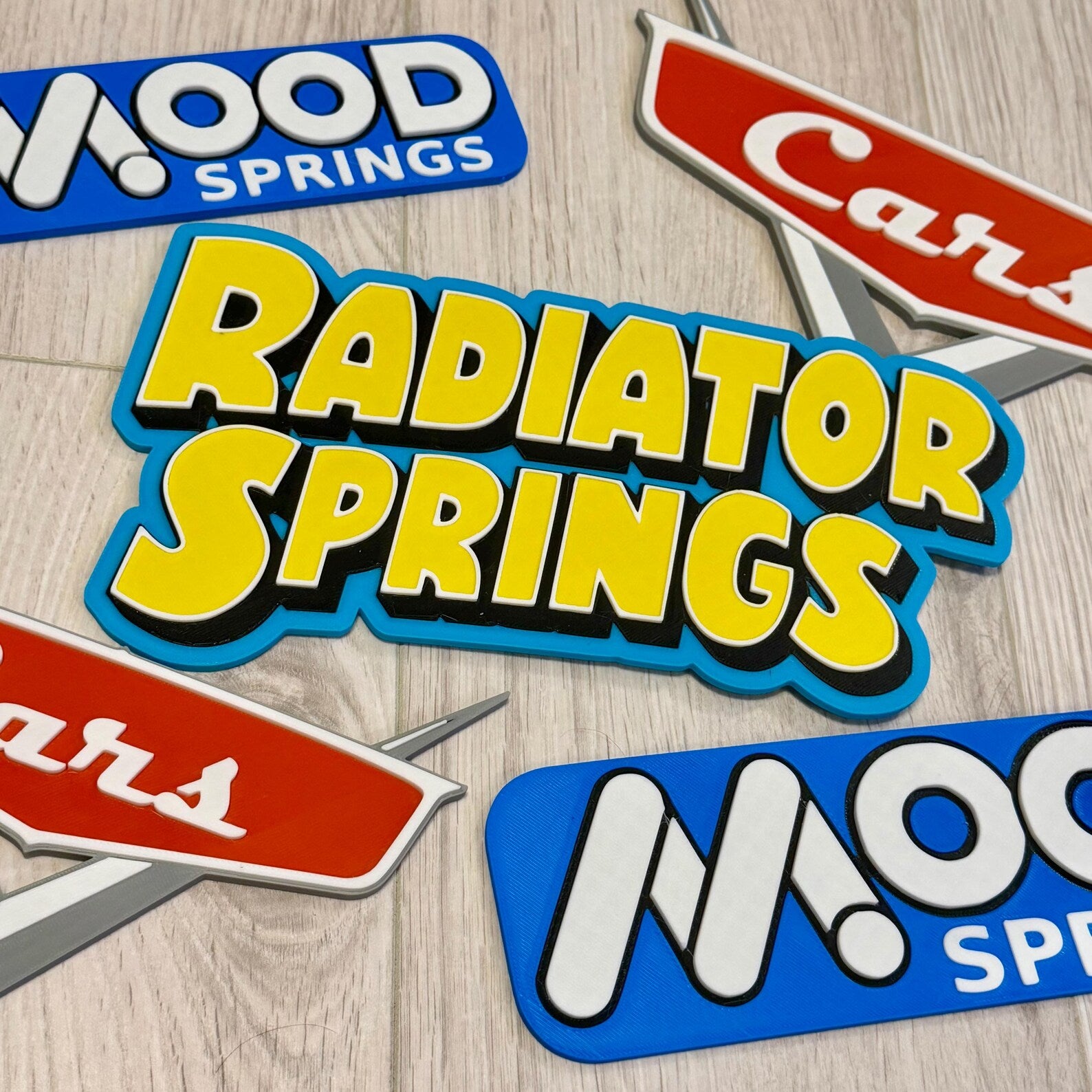Radiator Springs Cars Disneyland | Disney World Inspired Disney/Pixar Sign!