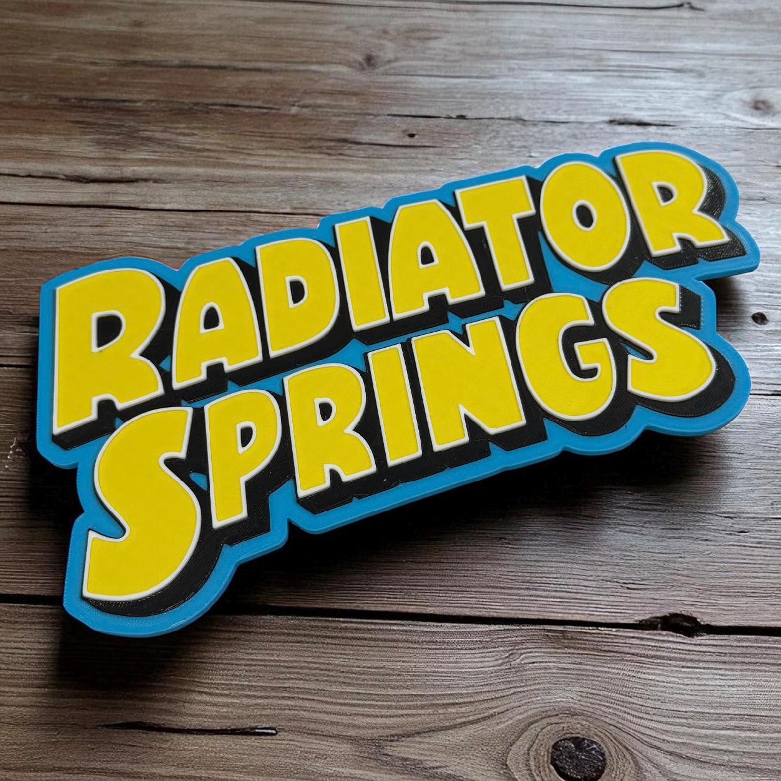 Radiator Springs Cars Disneyland | Disney World Inspired Disney/Pixar Sign!
