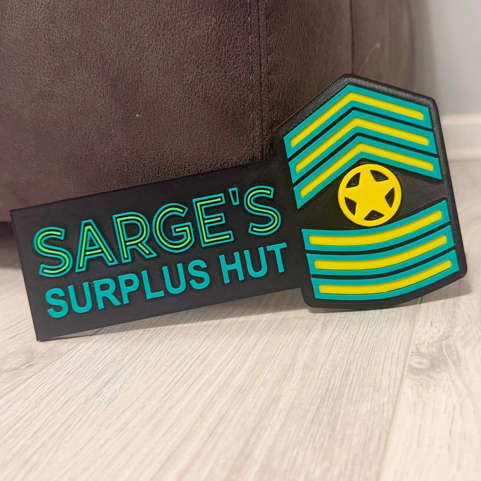 Sarge's Surplus Hut - Cars Disneyland | Disney World Inspired Disney/Pixar sign!